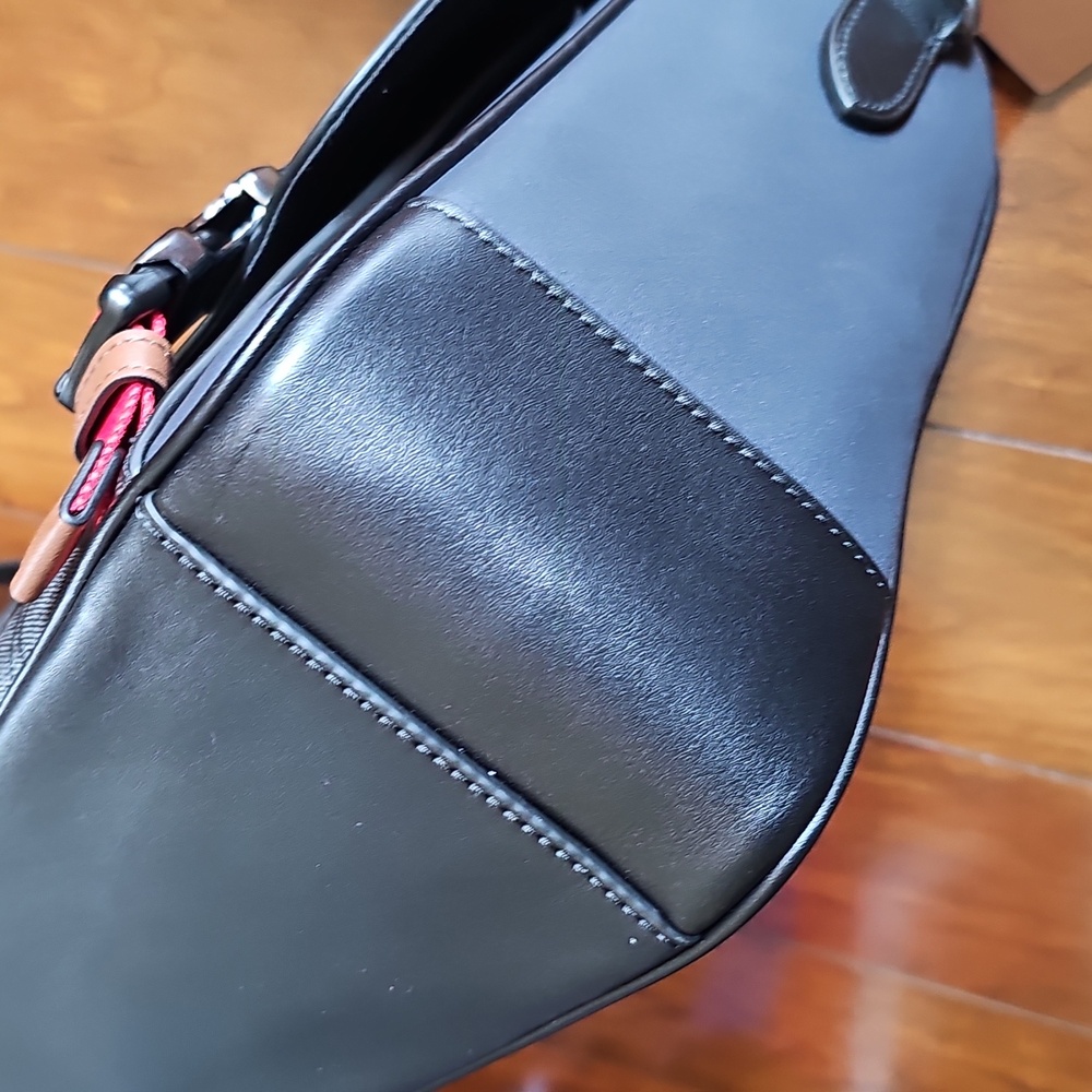 Coach Track Messenger In Colorblock Signature Canvas - Picture 5 of 13